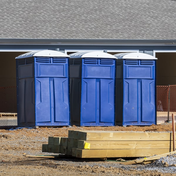 how do you ensure the porta potties are secure and safe from vandalism during an event in Sunset